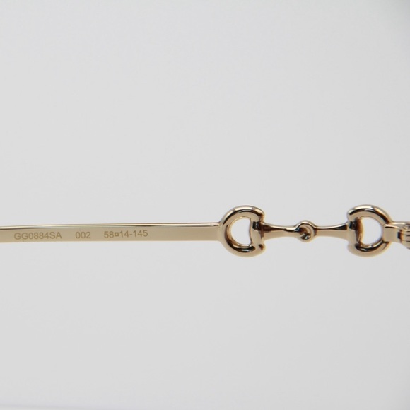 NEW GUCCI GG0884SA 002 HAVANA SQUARE SUNGLASSES GUCCI GG 0884SA BROWN - Picture 9 of 12